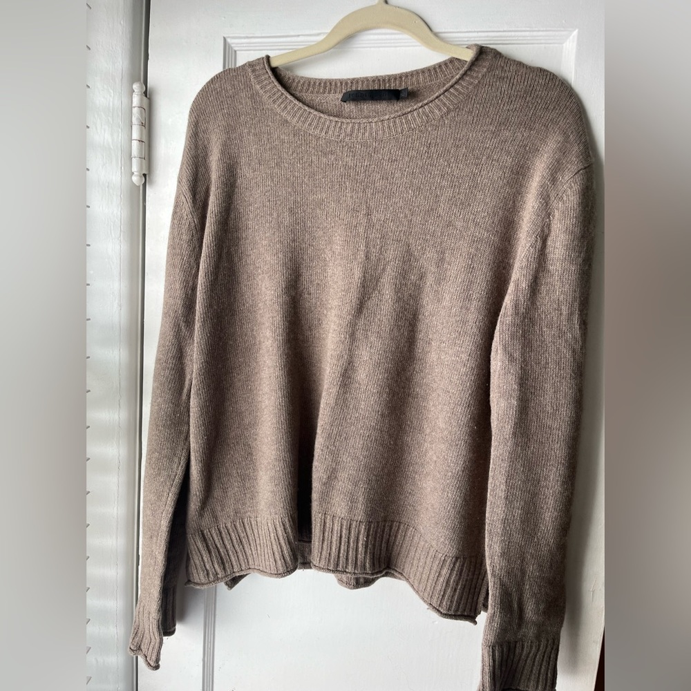 Jenni Kayne Everyday Sweater, Taupe (Large)